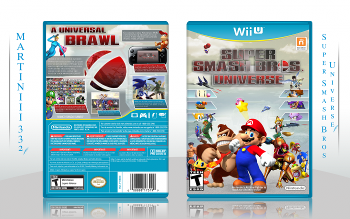 super smash bros universe ver2 Posibles portadas del nuevo Super Smash Bros. Universe para Wii U y 3DS