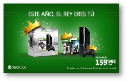 oferta xbox 360 438x280 Ofertas para Xbox 360 estas navidades